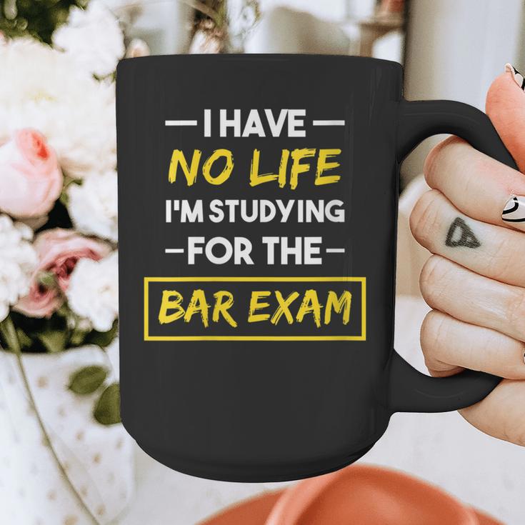 I Have No Life I'm Studying For The Bar Exam Law Graduation Graphic Print Coffee Mug