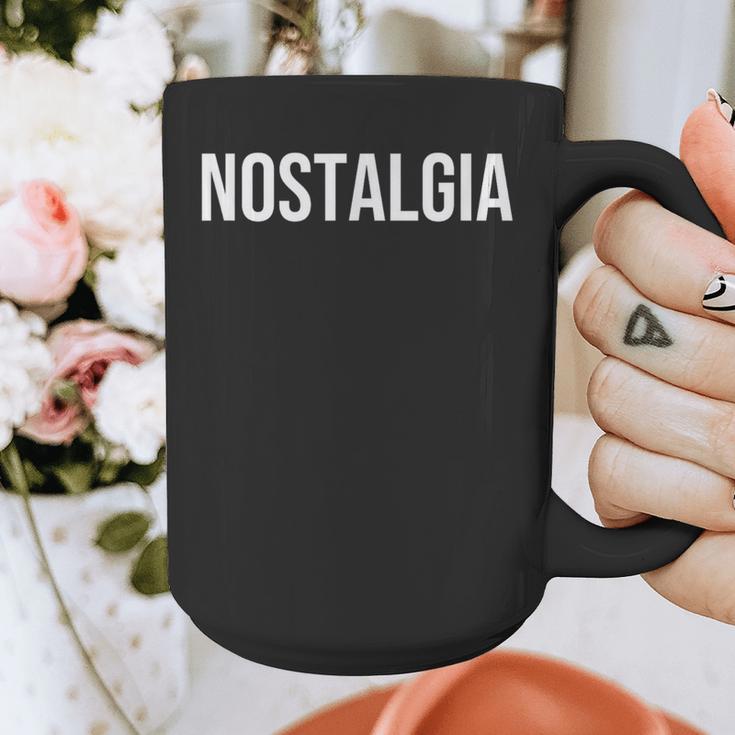 Nostalgia Graphic Print Coffee Mug