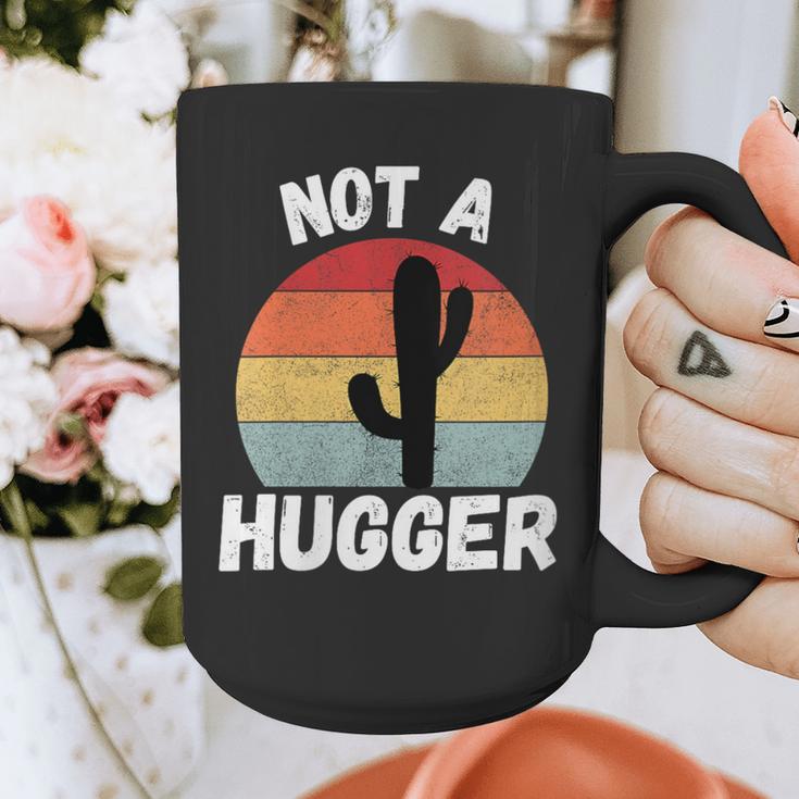 Not A Hugger Cactus Introvert Antisocial Graphic Print Coffee Mug