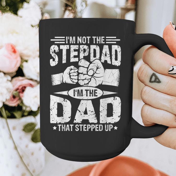 Not The Stepdad Dad That Stepped Up Fathers Day 2025 Graphic Print Coffee Mug