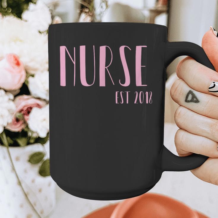Nurse Est 2018 New Nurse Graduation Shirt Graphic Print Coffee Mug