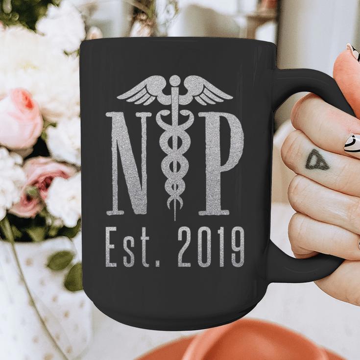 Nurse Practitioner Graduation Caduceus NP Degree 2019 Graphic Print Coffee Mug
