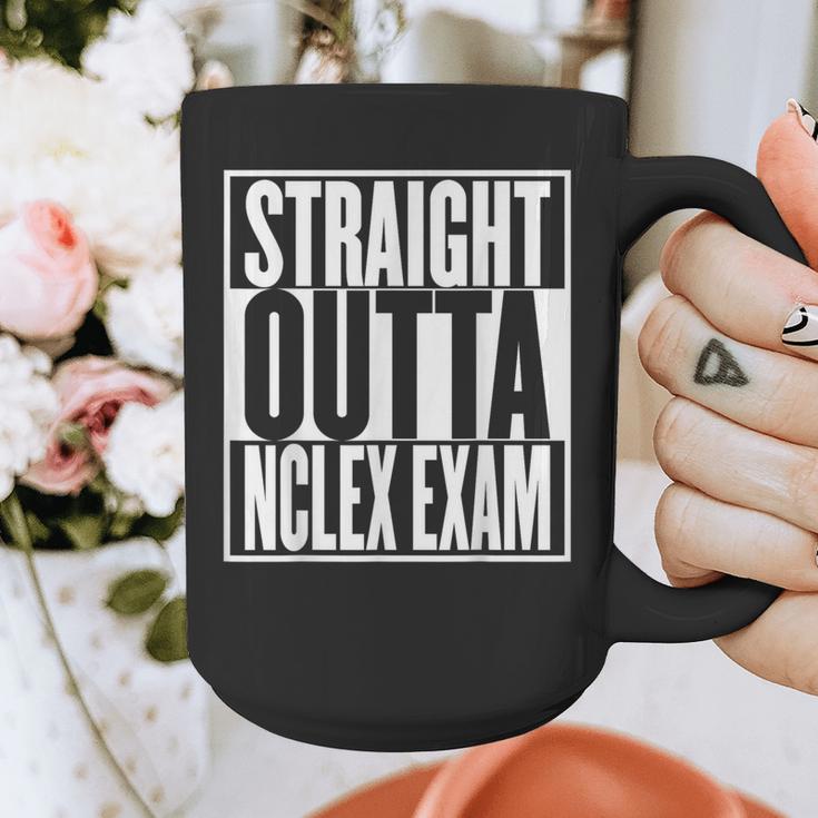 Nurse The Straight Outta NCLEX Graduation RN Gift Tshirt Graphic Print Coffee Mug