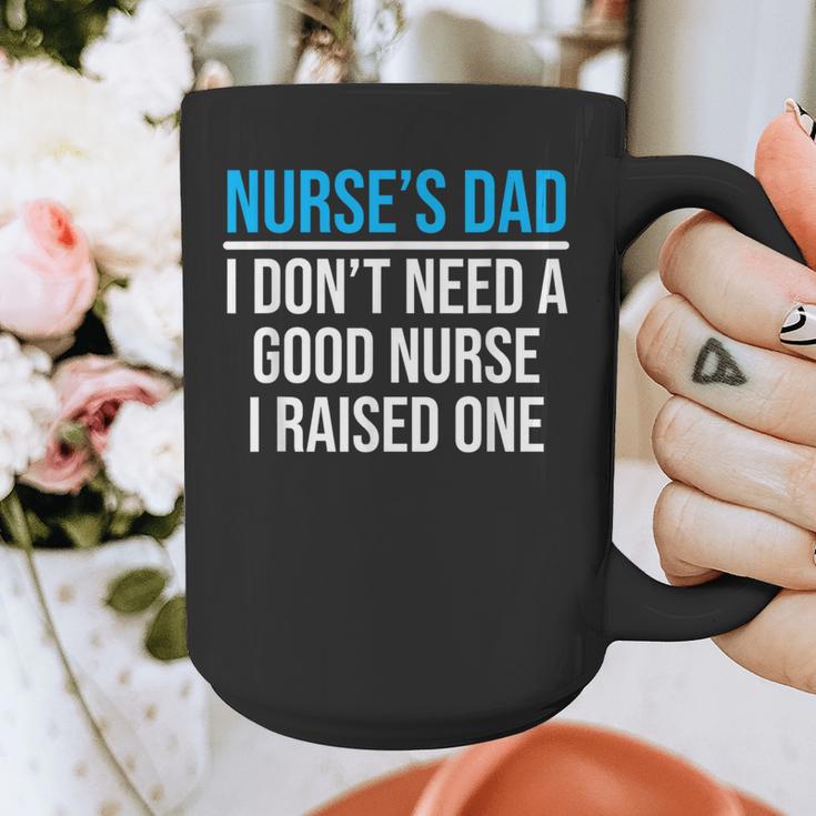 Nurse's Dad Father Nursing School Graduation Graphic Print Coffee Mug