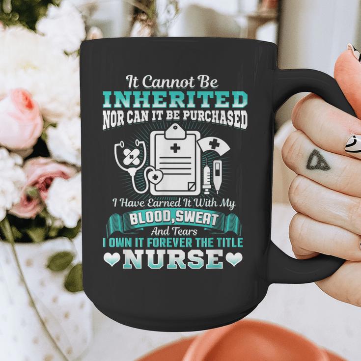 Nursing School Graduation Inherited RN LPN Nurse Grad 2021 Graphic Print Coffee Mug