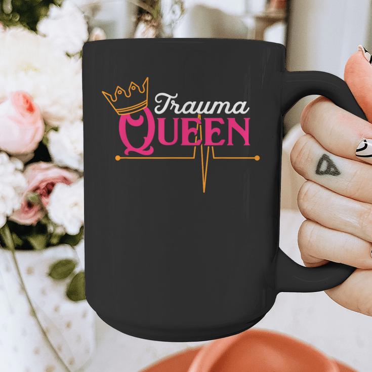 Nursing Shirt Graduation Nurse School Trauma Queen Shirt Graphic Print Coffee Mug