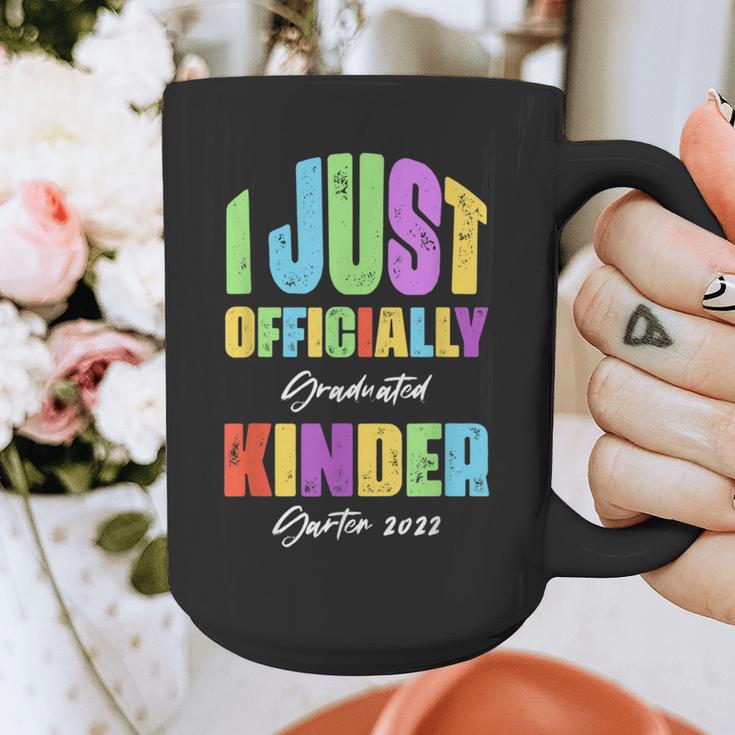 I Officially Graduated Kindergarten Graduation Class Of 2022 Graphic Print Coffee Mug