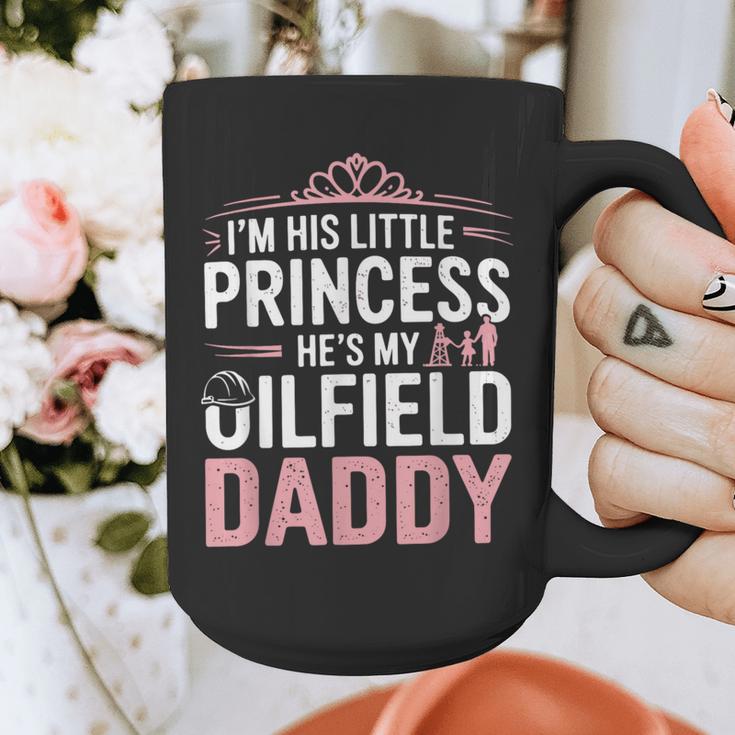 Oilfield Dad Oilfeild My Daddy Works In The Oilfield Graphic Print Coffee Mug