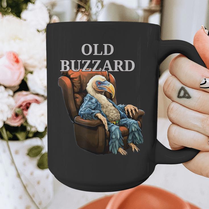 Old Buzzard Bird Old Man Grandpa Recliner Dads Joke Graphic Print Coffee Mug