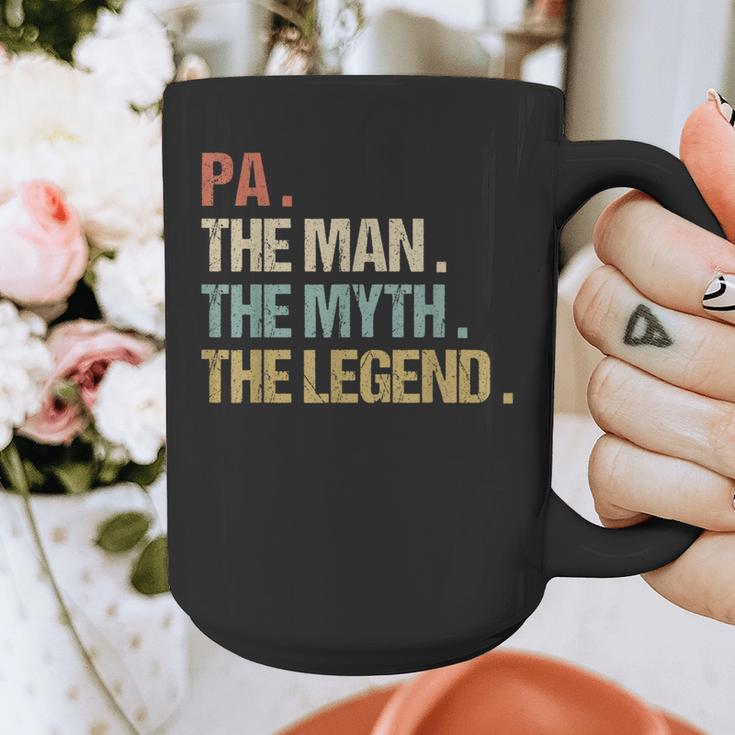 Pa The Man Myth Legend Shirt Father Dad Graphic Print Coffee Mug