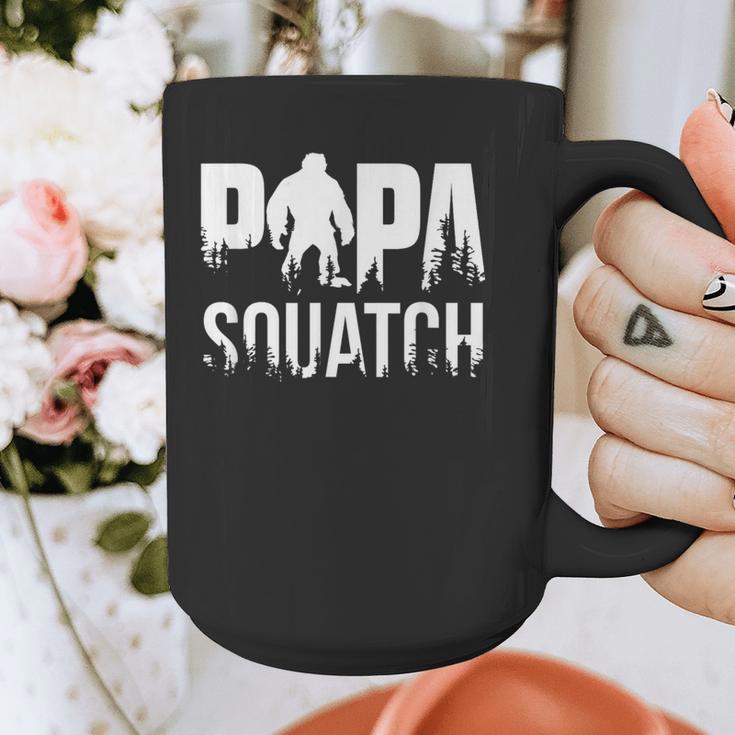 Papa Squatch For Dad Sasquatch Fathers Day Graphic Print Coffee Mug