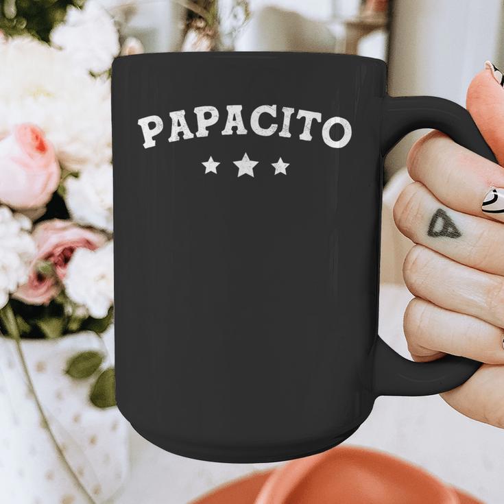 Papacito Retro Top Papi Chulo Cute Vintage Dad Dia Del Padre Graphic Print Coffee Mug