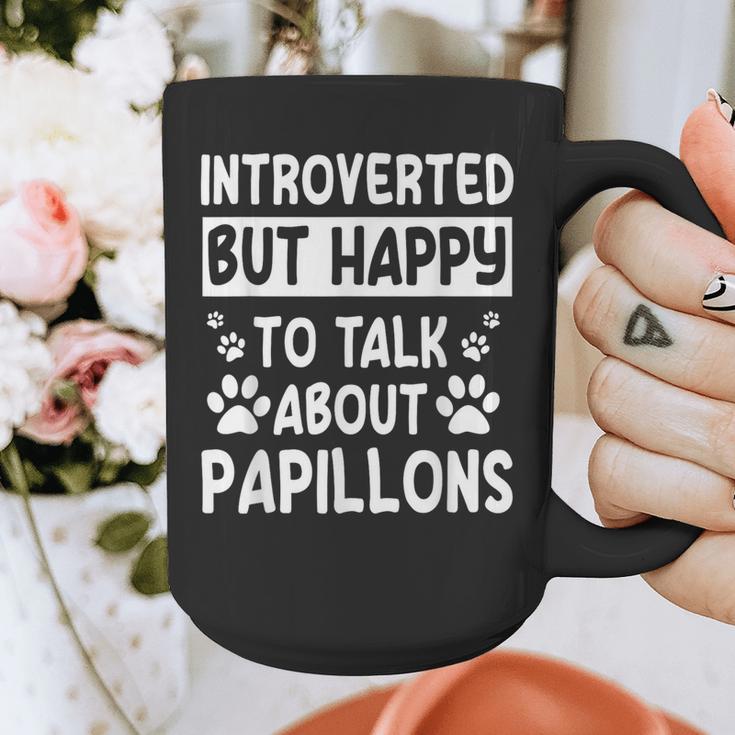 Papillon Dog Owner Introverted Spaniel Breed Fur Parent Graphic Print Coffee Mug