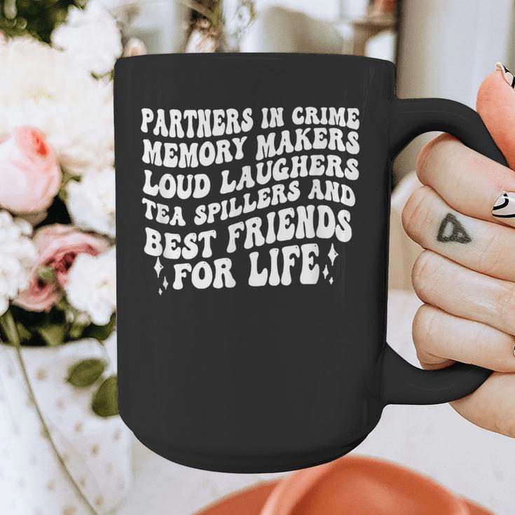 Partners In Crime Memory Makers Best Friend For Life Graphic Print Coffee Mug