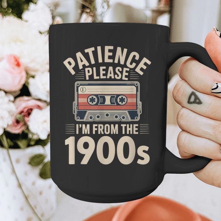 Patience Please I'm From The 1900s Cassette Graphic Print Coffee Mug