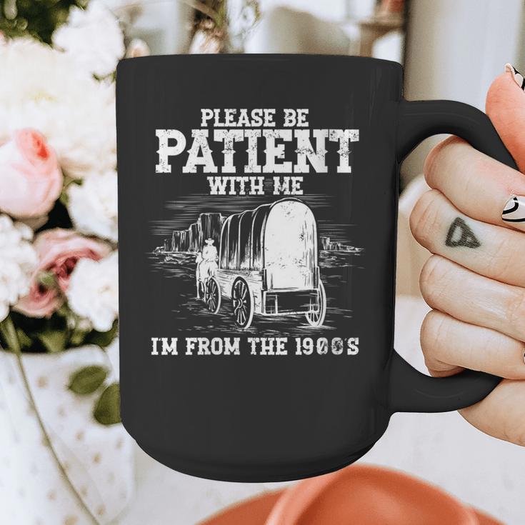 Patient With Me I'm From The 1900s Oregon Vintage Graphic Print Coffee Mug
