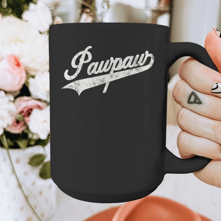 Pawpaw Vintage Retro Style For Dad Grandpa Graphic Print Coffee Mug