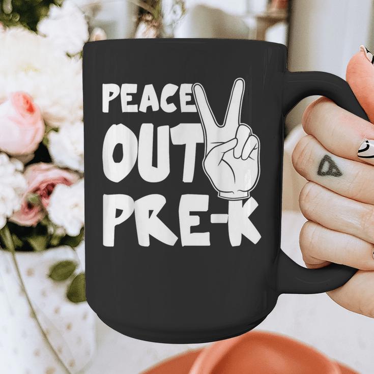 Peace Out Pre-K Great Class Of 2019 Graduation T-Shirt Graphic Print Coffee Mug