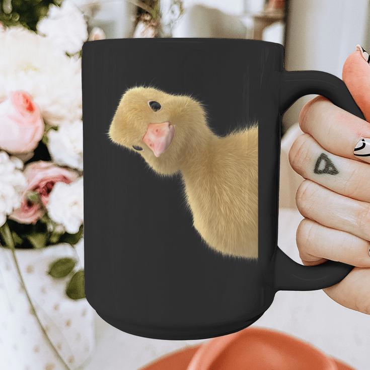Peking Duck Peeking Chef Graduation Farm Duck Lover Graphic Print Coffee Mug