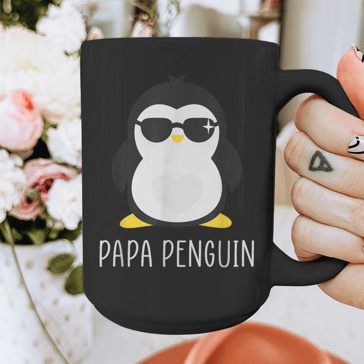 Penguin Papa Father's & Cute Dad Graphic Print Coffee Mug