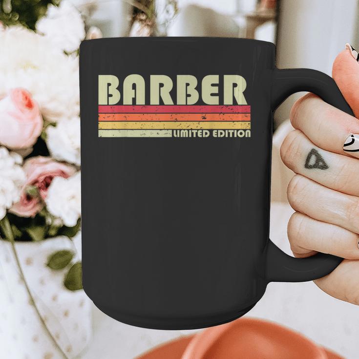 Personal Christmas Retro Vintage Graduation BARBER Job Title Profession Birthday Worker Idea Graphic Print Coffee Mug