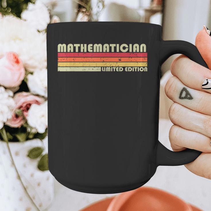 Personal Christmas Retro Vintage Graduation Mathematician Job Title Profession Birthday Worker Graphic Print Coffee Mug