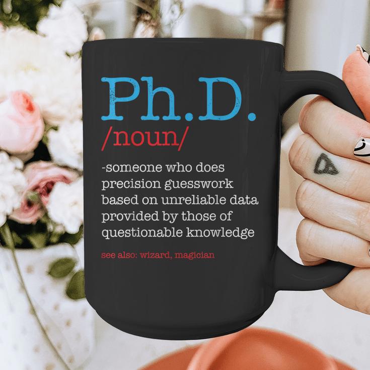 PhD PHD Student Definition Sarcastic Graduation Graphic Print Coffee Mug