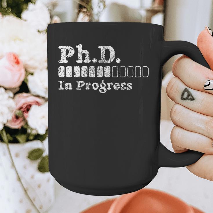 PhD In Progress PhD Doctoral Degree Graduation Doctorate Graphic Print Coffee Mug