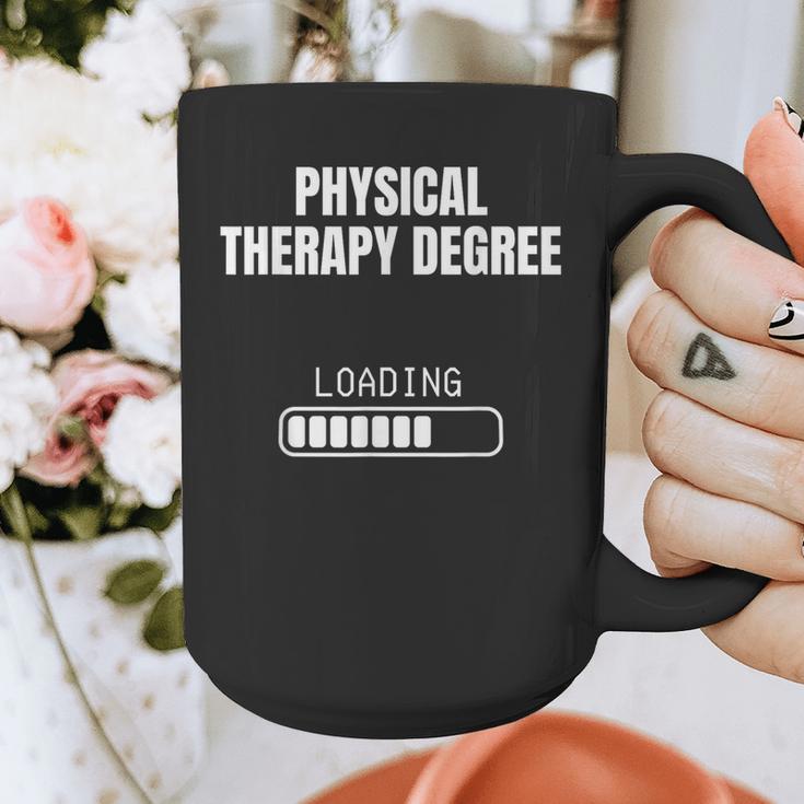 Physical Therapy Degree Loading Student Graduation Graphic Print Coffee Mug