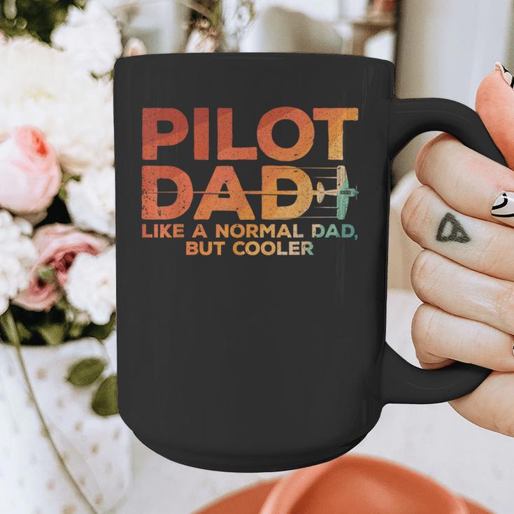 Pilot Dad Art For Men Father Aviation Airplane Pilot Graphic Print Coffee Mug