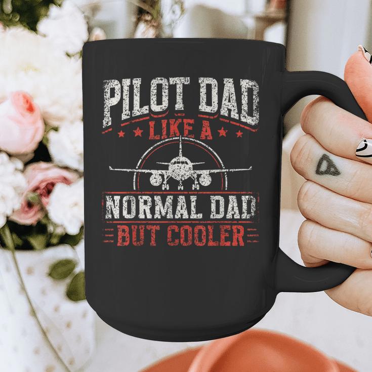 Pilot Dad Like A Normal Dad But Cooler Plane Aviator Pilot Graphic Print Coffee Mug Pilot Dad Like A Normal Dad But Cooler Plane Aviator Pilot Graphic Print Coffee Mug