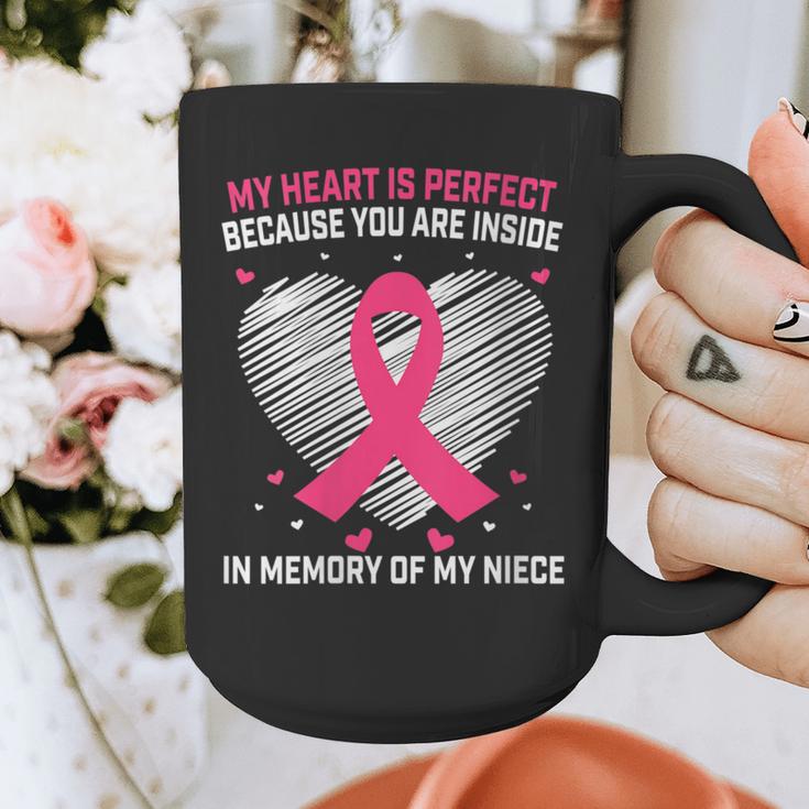 Pink Breast Cancer Awareness Women Men In Memory Of My Niece Graphic Print Coffee Mug Pink Breast Cancer Awareness Women Men In Memory Of My Niece Graphic Print Coffee Mug