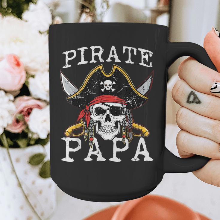 Pirate Papa Skull Family Matching Costume Dad Grandpa Men Graphic Print Coffee Mug Pirate Papa Skull Family Matching Costume Dad Grandpa Men Graphic Print Coffee Mug