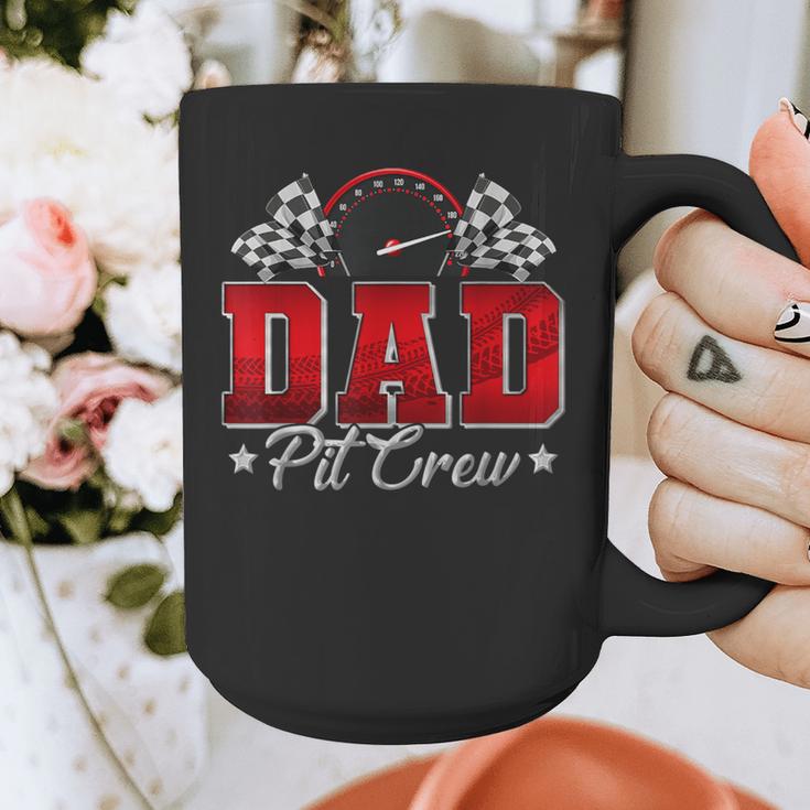 Pit Crew Race Car Racing Dad Family Birthday Party Graphic Print Coffee Mug