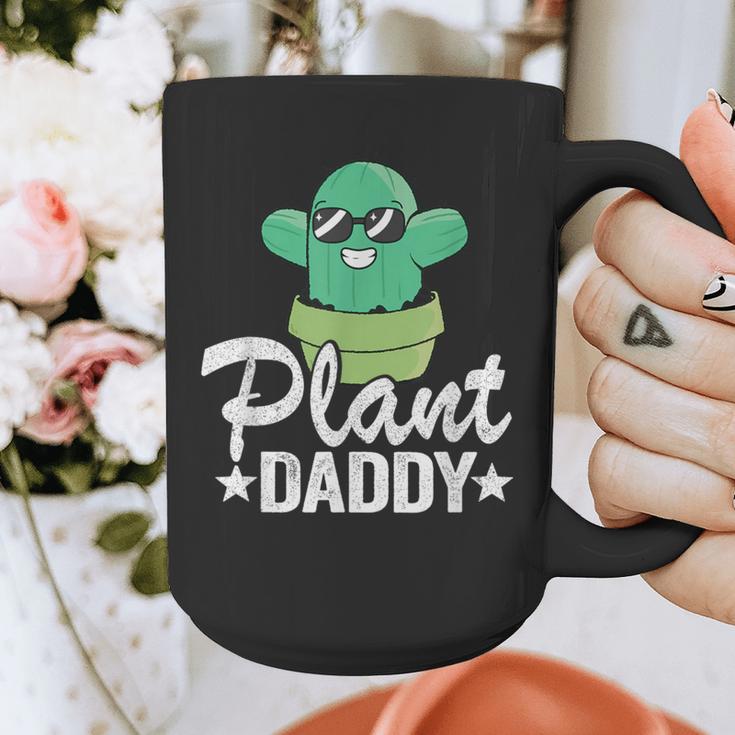 Plant Daddy Cactus Gardener Jokes Grandpa Plant Dad Graphic Print Coffee Mug