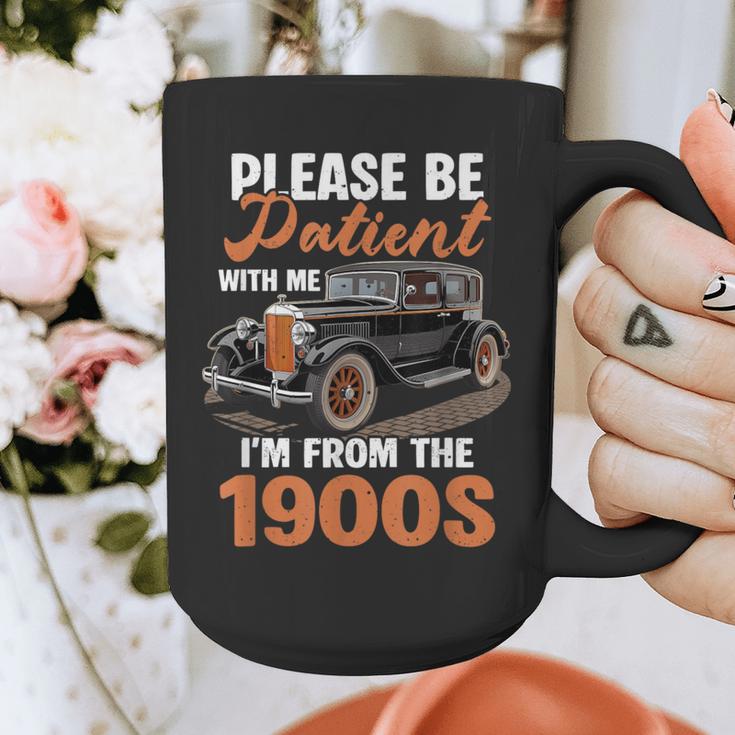 Please BePatient With-Me I'm From The 1900s Vintage Car Graphic Print Coffee Mug