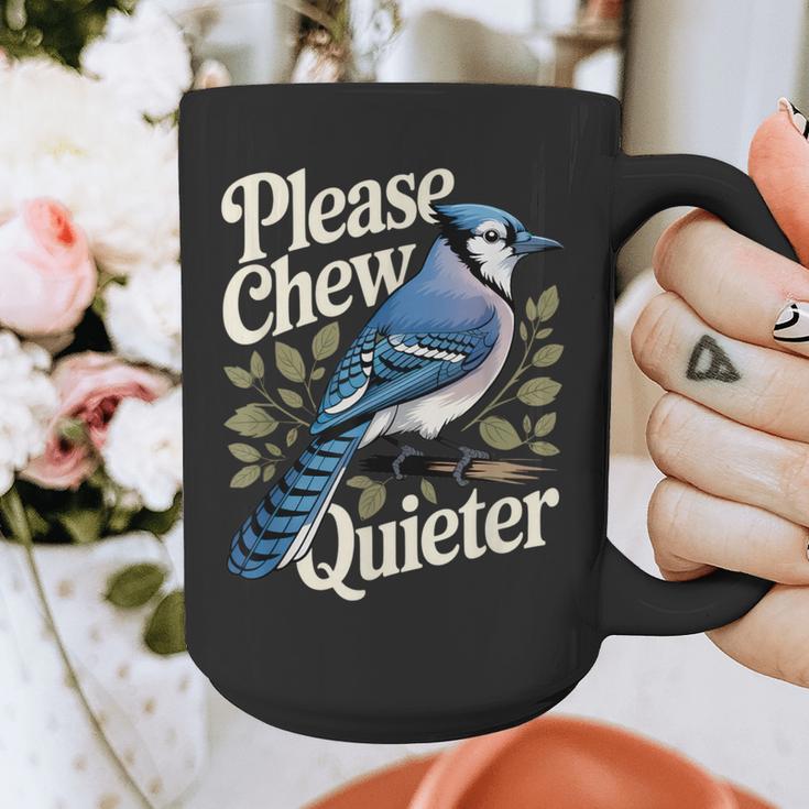 Please Chew Quieter Introvert Christmas Bird Watcher Graphic Print Coffee Mug Please Chew Quieter Introvert Christmas Bird Watcher Graphic Print Coffee Mug