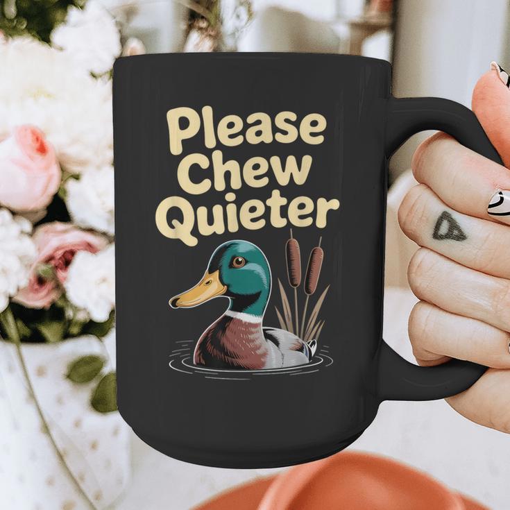 Please Chew Quieter Introvert Duck Lover Graphic Print Coffee Mug Please Chew Quieter Introvert Duck Lover Graphic Print Coffee Mug