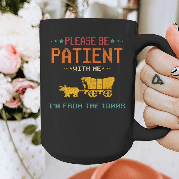 Please Be Patient With Me I'm From The 1900s 2024 Mom Dad Graphic Print Coffee Mug