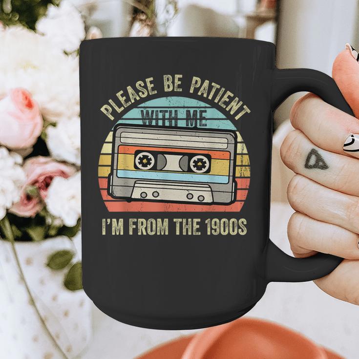 Please Be Patient With Me I'm From The 1900s Cassette Tape Graphic Print Coffee Mug