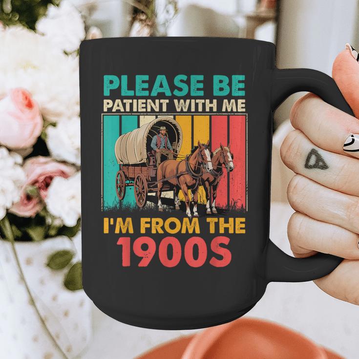 Please Be Patient I'm From The 1900s Dad Fathers Day Graphic Print Coffee Mug