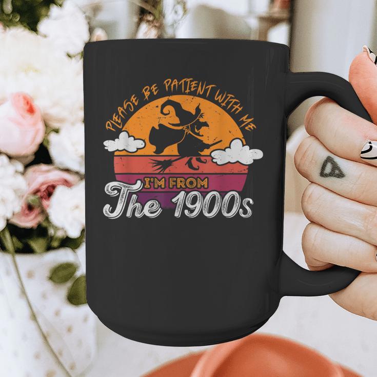 Please Be Patient With Me I'm From The 1900s Halloween Graphic Print Coffee Mug