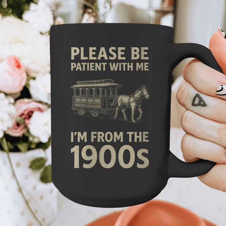 Please Be Patient With Me I'm From The 1900s Horse Carriage Graphic Print Coffee Mug