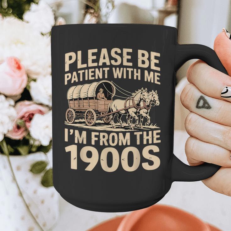 Please Be Patient With My I'm From The 1900s Retired Graphic Print Coffee Mug