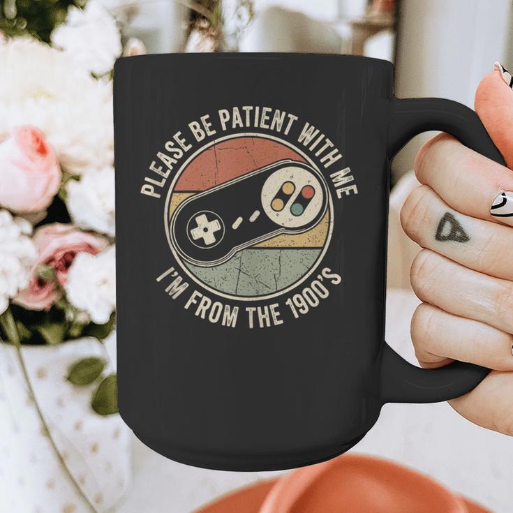 Please Be Patient With Me I'm From The 1900s Retro Gamer Graphic Print Coffee Mug