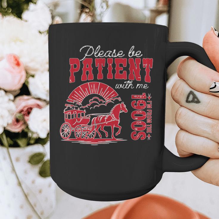 Please Be Patient I'm From The 1900s Retro Gen X Millenn Graphic Print Coffee Mug