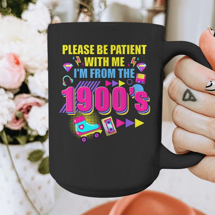 Please Be Patient With Me I'm From The 1900s Retro Vibes Graphic Print Coffee Mug
