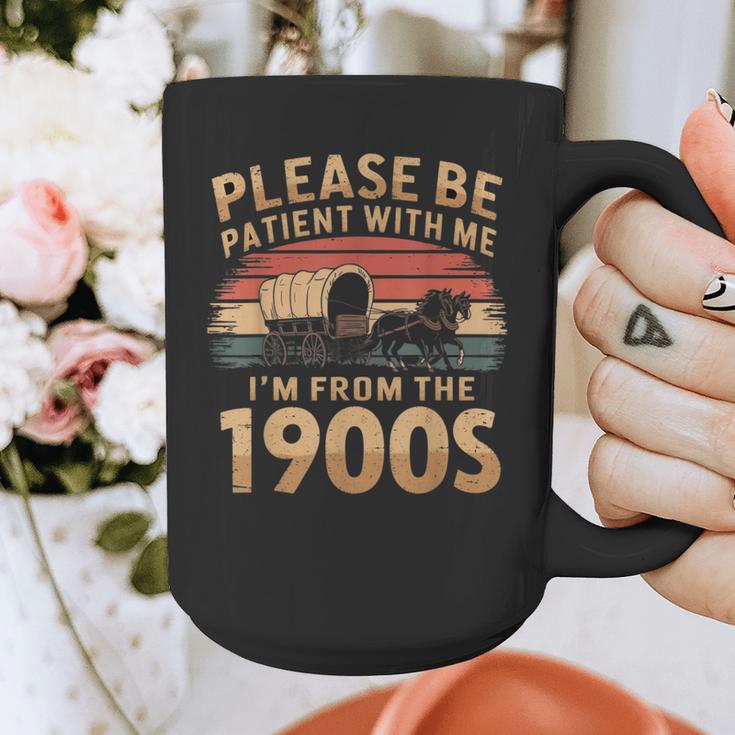 Please Be Patient With Me I'm From The 1900s Sarcastic Graphic Print Coffee Mug Please Be Patient With Me I'm From The 1900s Sarcastic Graphic Print Coffee Mug