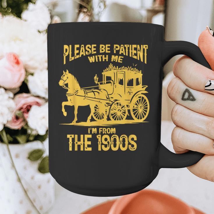Please Be Patient With Me I'm From The 1900s Vin Graphic Print Coffee Mug