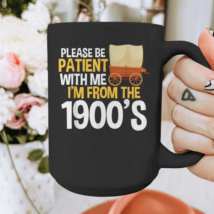 Please Be Patient With Me I'm From The 1900s Vintage Oregon Graphic Print Coffee Mug